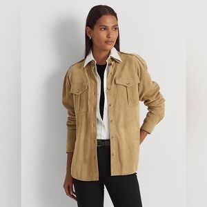 Ralph Lauren Suede Top